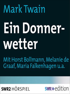cover image of Ein Donnerwetter